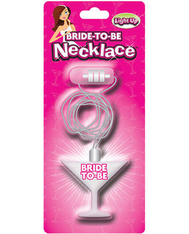 Bride-to-be flashing necklace