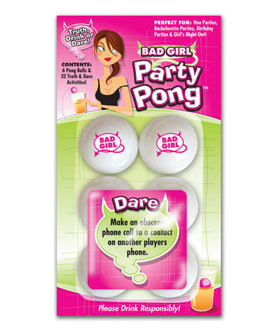 Bad girl truth or dare party beer pong