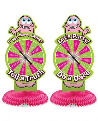 Wild Willy&#039; Tell A Truth Centerpiece Spinner Game