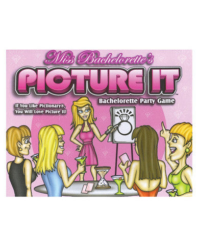 Miss bachelorette&#039;s picture it party game