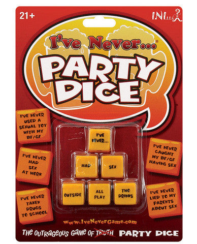 Ive never...party dice