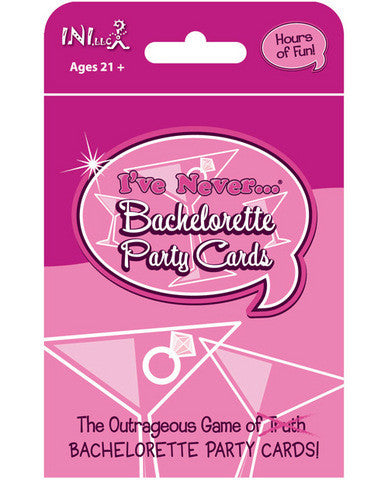 I&#039;ve never bachelorette party cards