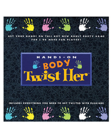 Hands on body twist her game