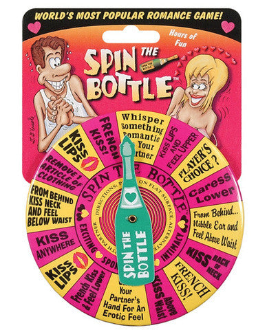 Spin the bottle game button