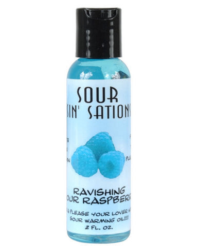 Sour sin&#039; sations ravishing sour raspberry&amp;#44; edible warm oil