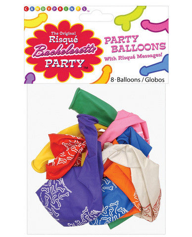 Bachelorette risque balloons - 8 per pack