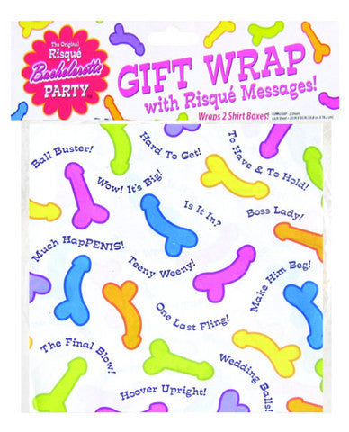 Bachelorette gift wrap