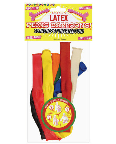 Penis balloons 8 - 20 inches of inflatable fun