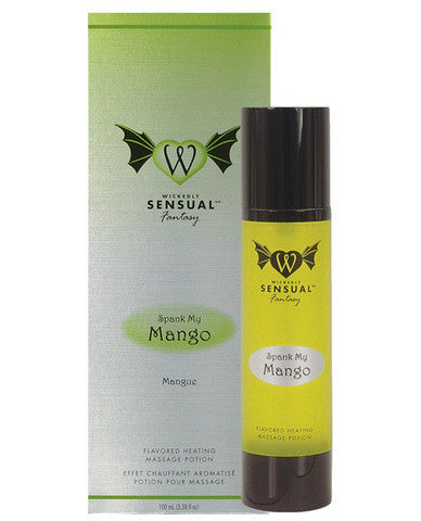 Wickedly sensual heating massage potion - spank my mango