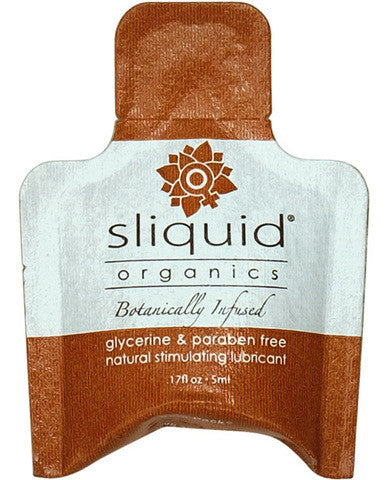 Sliquid organics sensation lubricant - .17 oz pillow