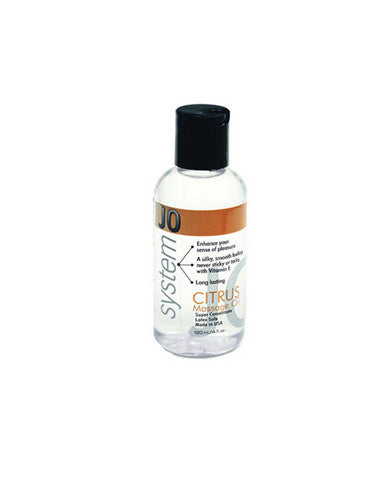 System jo massage oil - 4 oz citrus