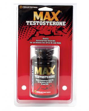 Max testosterone - 60 tablet bottle