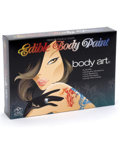 Body art edible body paints