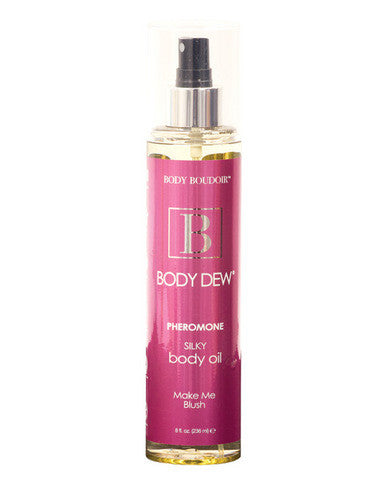 Body dew silky body oil w/pheromones - 8 oz blush