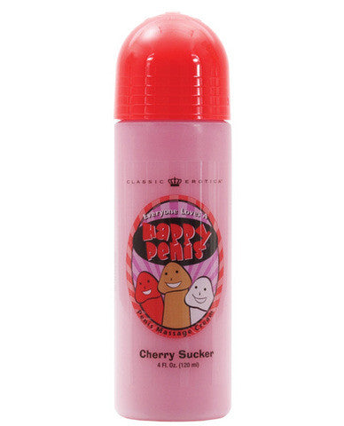 Happy penis massage cream - 4 oz cherry sucker
