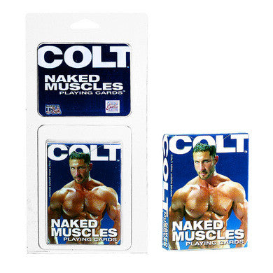 Colt naked muscles men playing cards