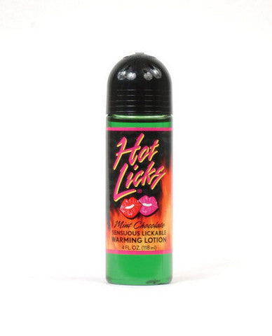 Hot licks lotion mint chocolate