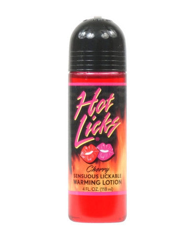 Hot licks lotion cherry