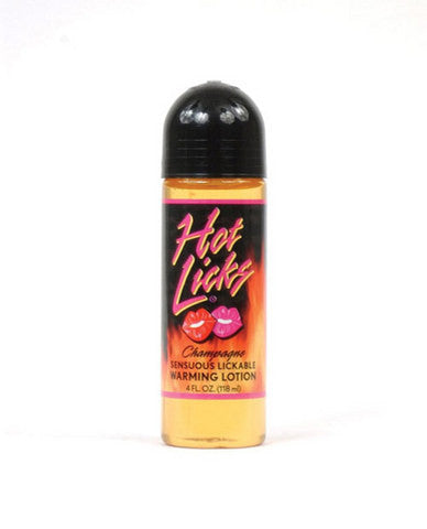 Hot licks lotion champagne