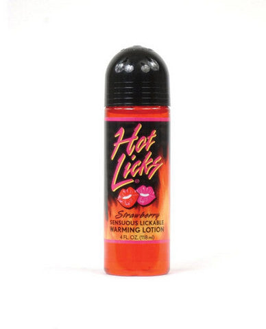 Hot licks lotion strawberry