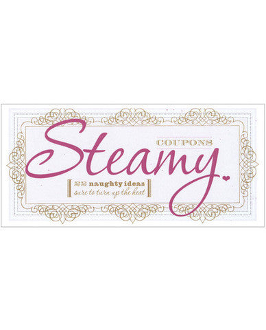 Steamy coupons book