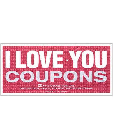 I love you coupons book