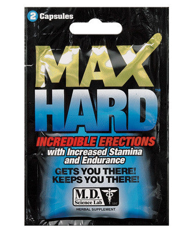 Max hard pill - 2 ct packet