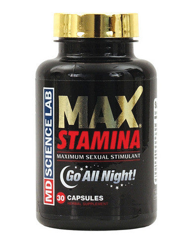Max - stamina bottle - 30 capsules per bottle