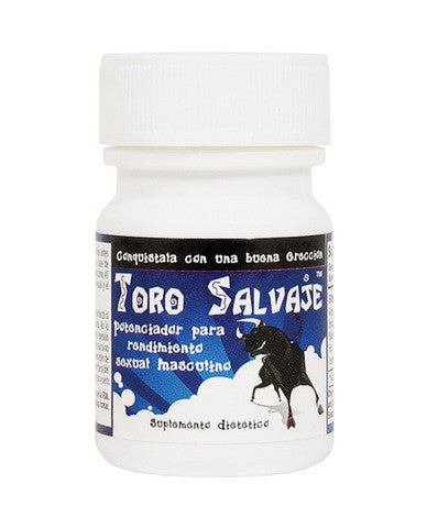 Toro salvaje male stimulant - 3 capsule bottle