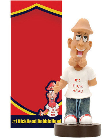 Dickhead bobblehead doll - white