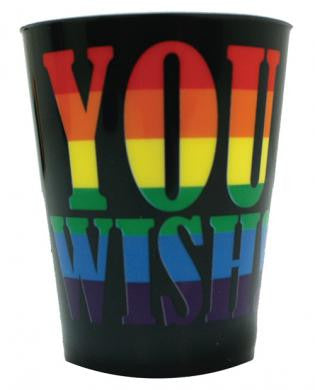 Rainbow You Wish Plastic Shot Glass