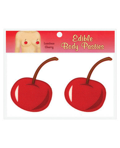 Edible Body Pasties&amp;#44; Luscious Cherry