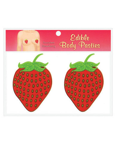 Edible body pasties&amp;#44; strawberry