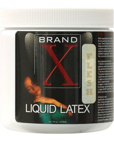 Brand x liquid latex - 16 oz flesh