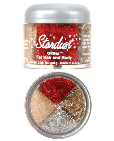 Rainbow body glitter 4 colors - 2 oz
