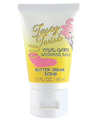 Tasty twist oral-gasm enhancer balm - buttercream icing
