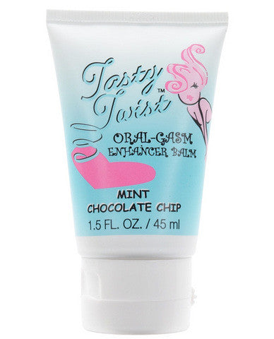Tasty twist oral-gasm enhancer balm - mint chocolate chip
