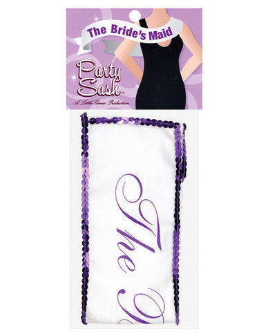 The bride&#039;s maid sash
