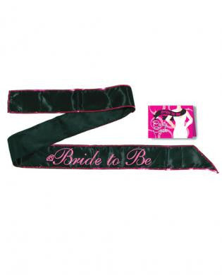 Miss Bachelorette Flashing Sash - Black