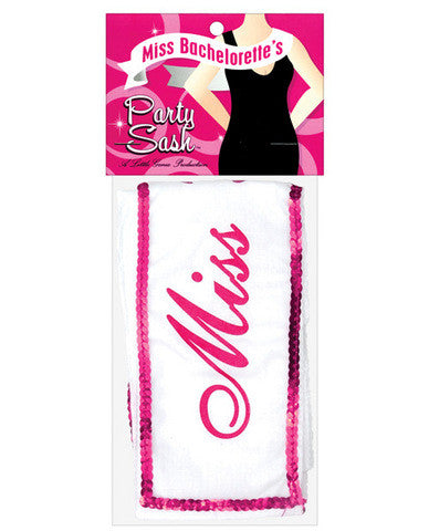 Miss bachelorette sash