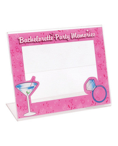 Bachelorette party memories photo frame