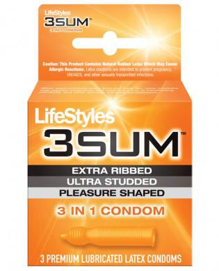 Lifestyles 3sum - box of 3
