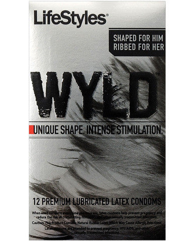 Lifestyles wyld ribbed - box of 12