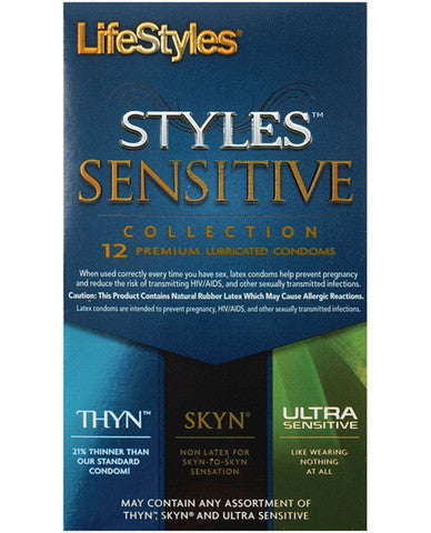 Lifestyles styles sensitive collection - box of 12