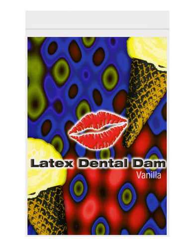 Latex dental dam&amp;#44; vanilla