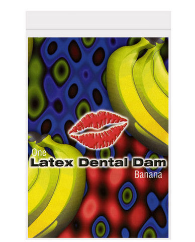 Latex dental dam&amp;#44; banana