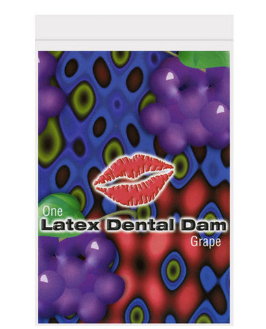 Latex dental dam&amp;#44; grape