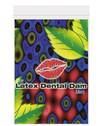 Latex dental dam&amp;#44; mint