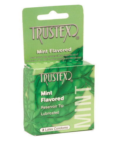 Trustex flavored condoms 3 pack - mint