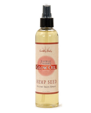 Edible glow massage oil - 8 oz cherry
